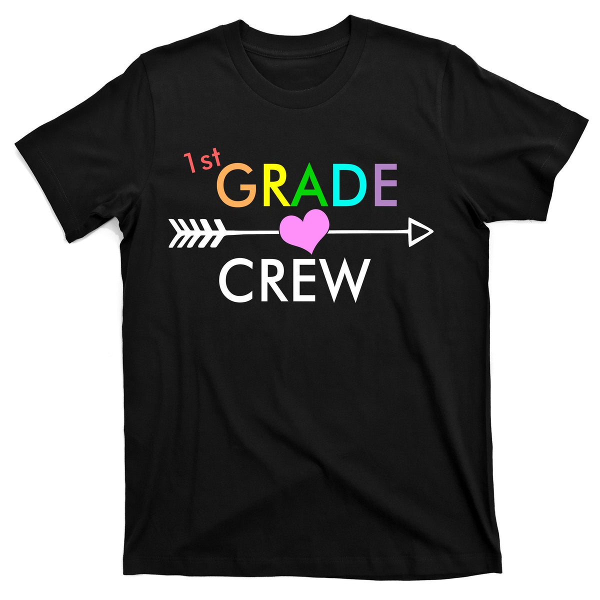 1st Grade Crew Arrow Heart T-Shirt product image 1