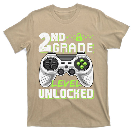 2nd Grade Level Unlocked Video Game Back To School T-Shirt product image 1