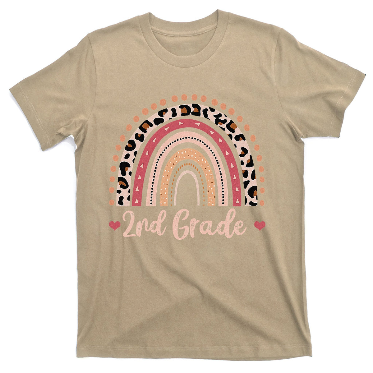 2nd Grade Teacher Funny Rainbow Lover Back To School T-Shirt product image 1