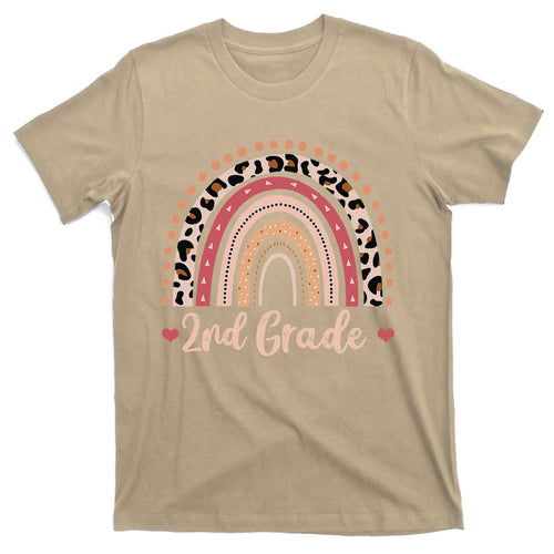 2nd Grade Teacher Funny Rainbow Lover Back To School T-Shirt product image 1