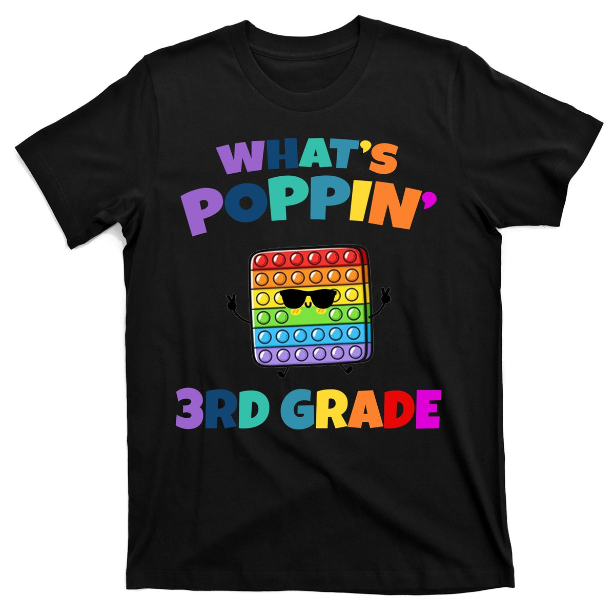 3rd Grade First Day Of School Pop It T-Shirt product image 1
