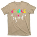 4th Grade Squad Back To School Team Teacher Student T-Shirt product image 1