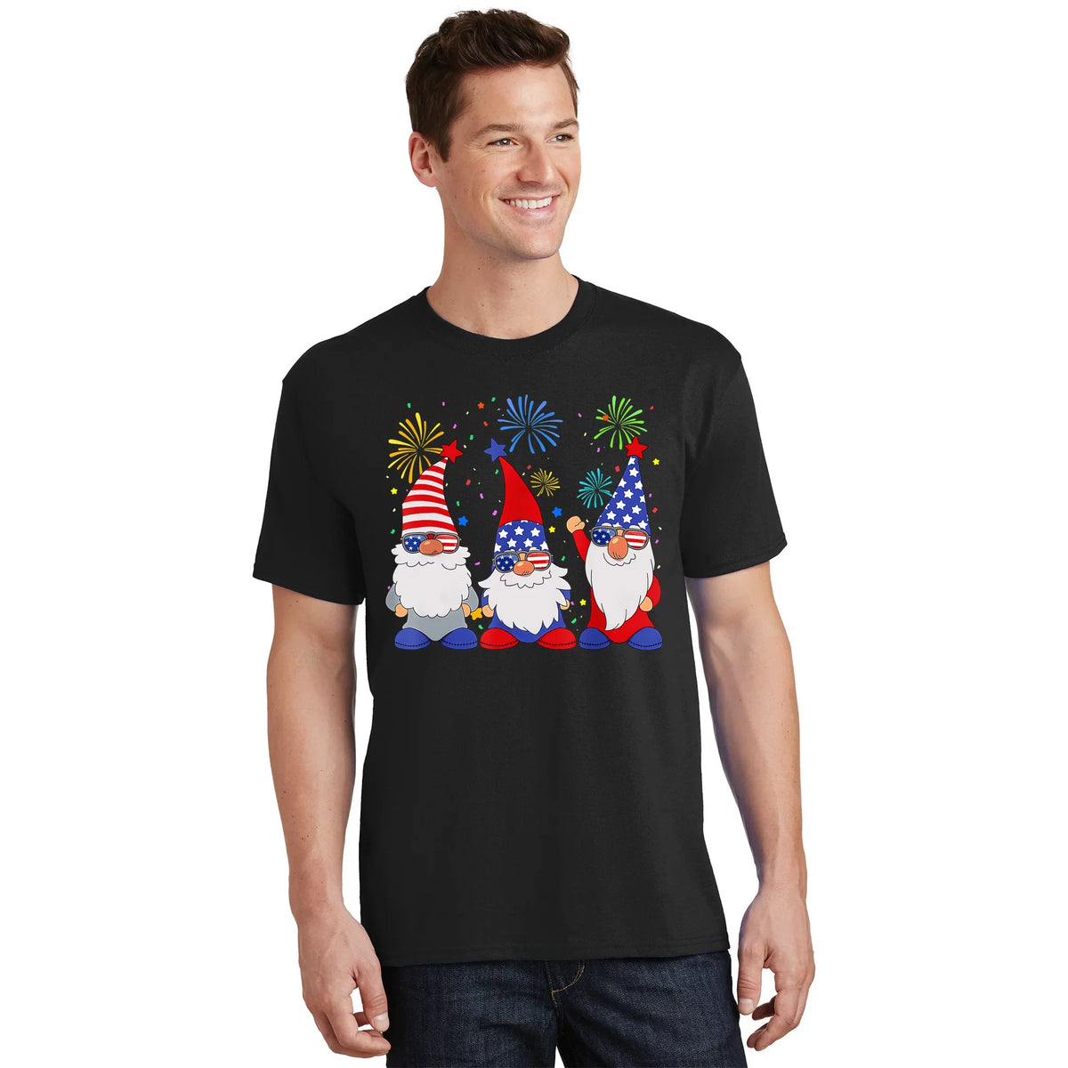 4th Of July Funny Patriotic Gnomes Sunglasses American USA product image 1