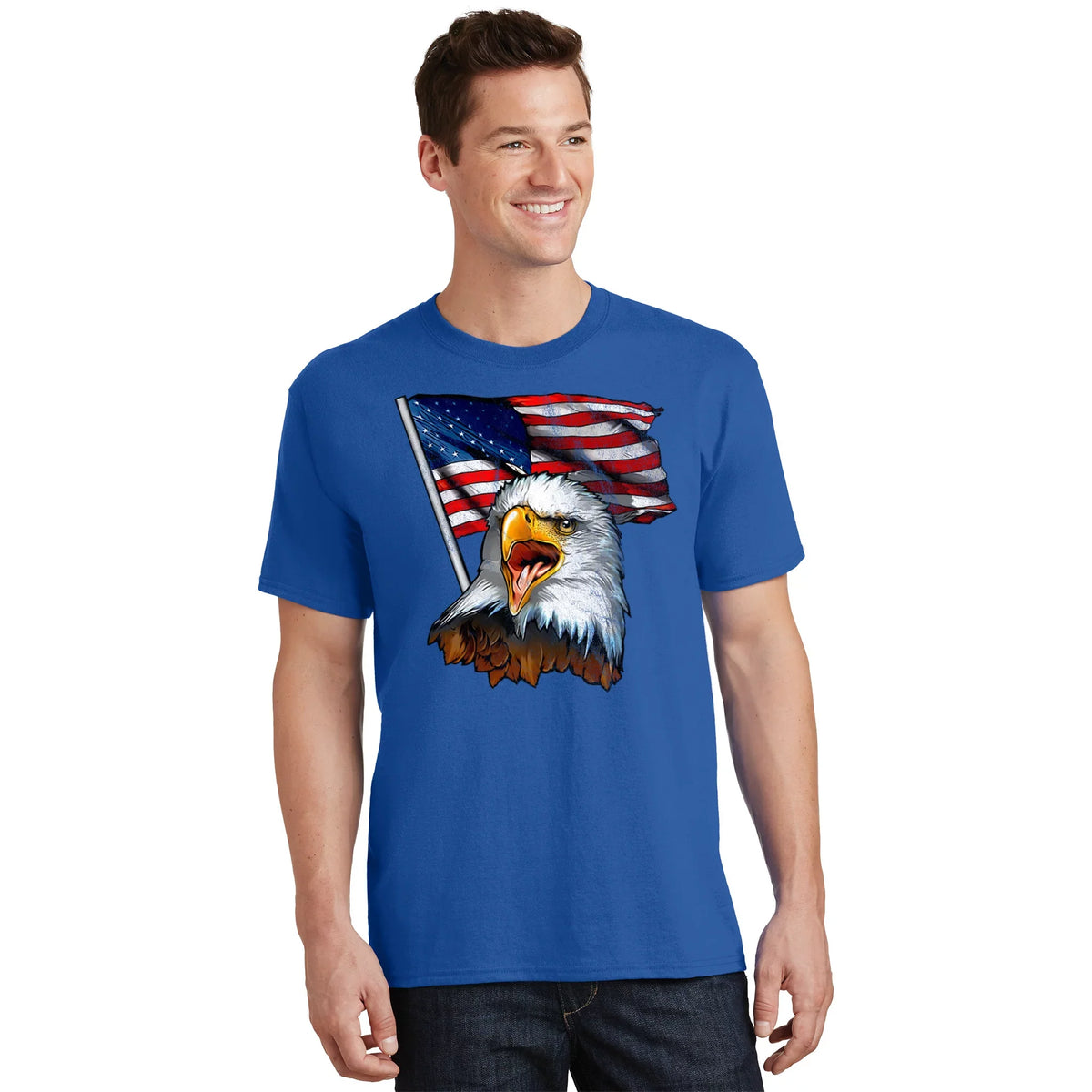 4th Of July Eagle American Flag T-Shirt product image 1
