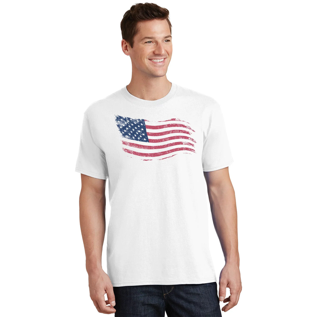 4th Of July Vintage USA Flag T-Shirt product image 1