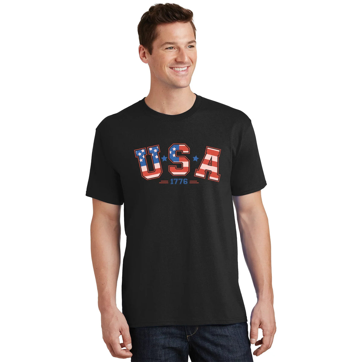 4th Of July USA 1776 Us Flag Gift T-Shirt product image 1