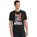 4th of July Shirt Meowica American Flag Cat T-Shirt product image 1