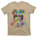6th Grade Vibes Messy Hair Bun Back To School First Day product image 1