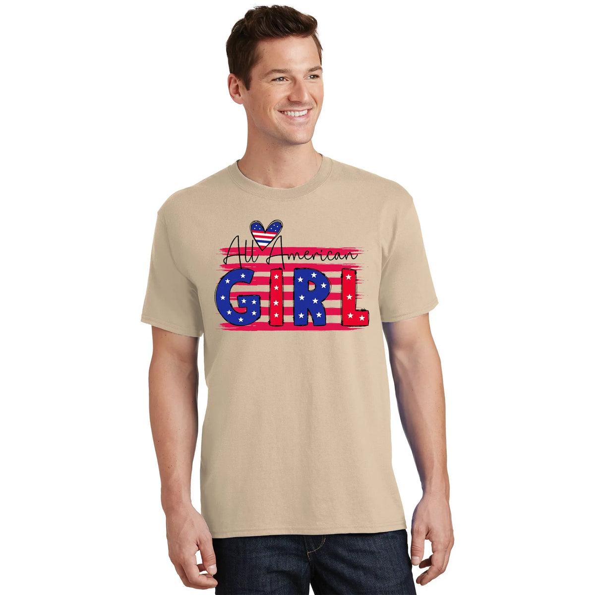All American 4th of July Daughter T-Shirt product image 1