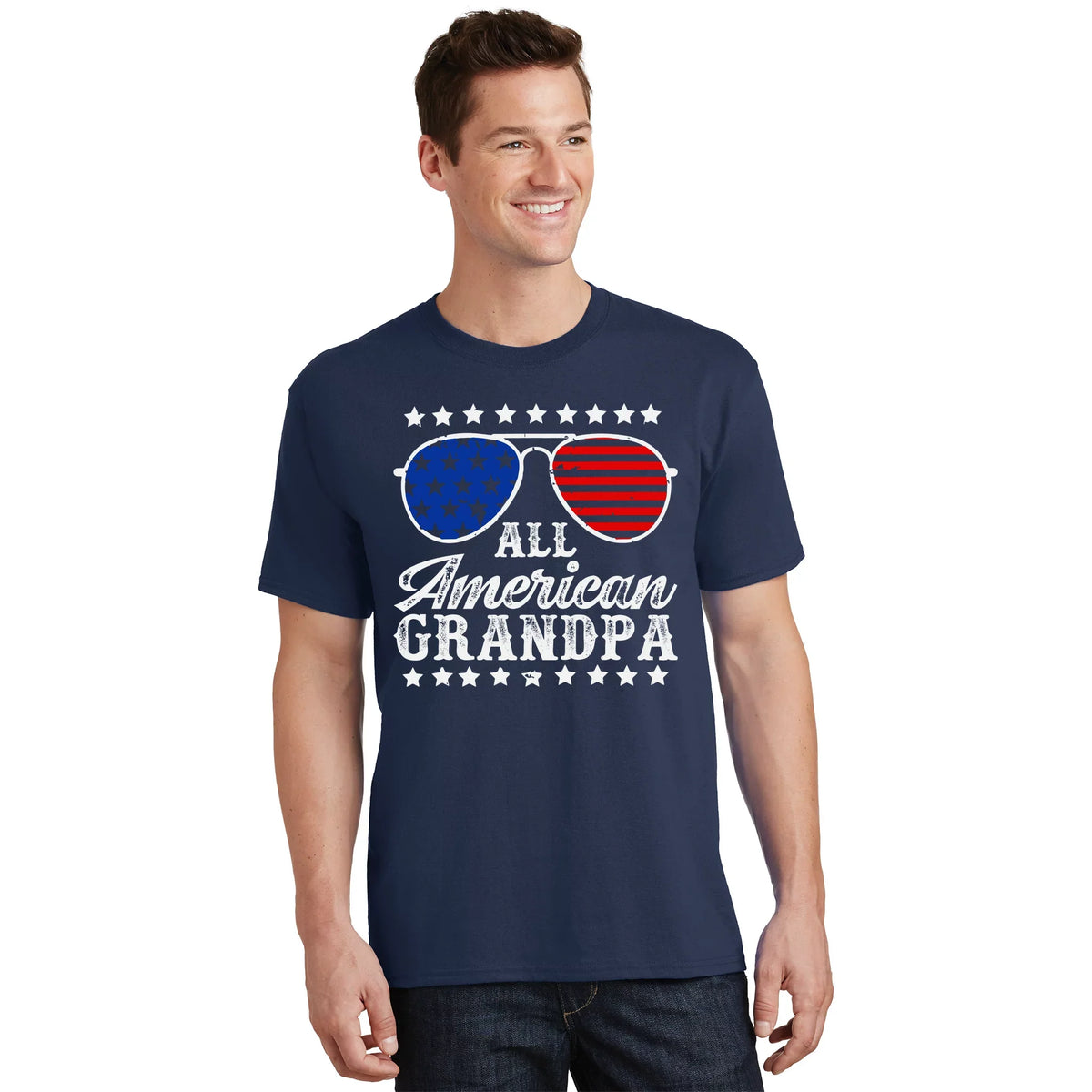 All American Grandpa 4th Of July Family Matching Sunglasses product image 1