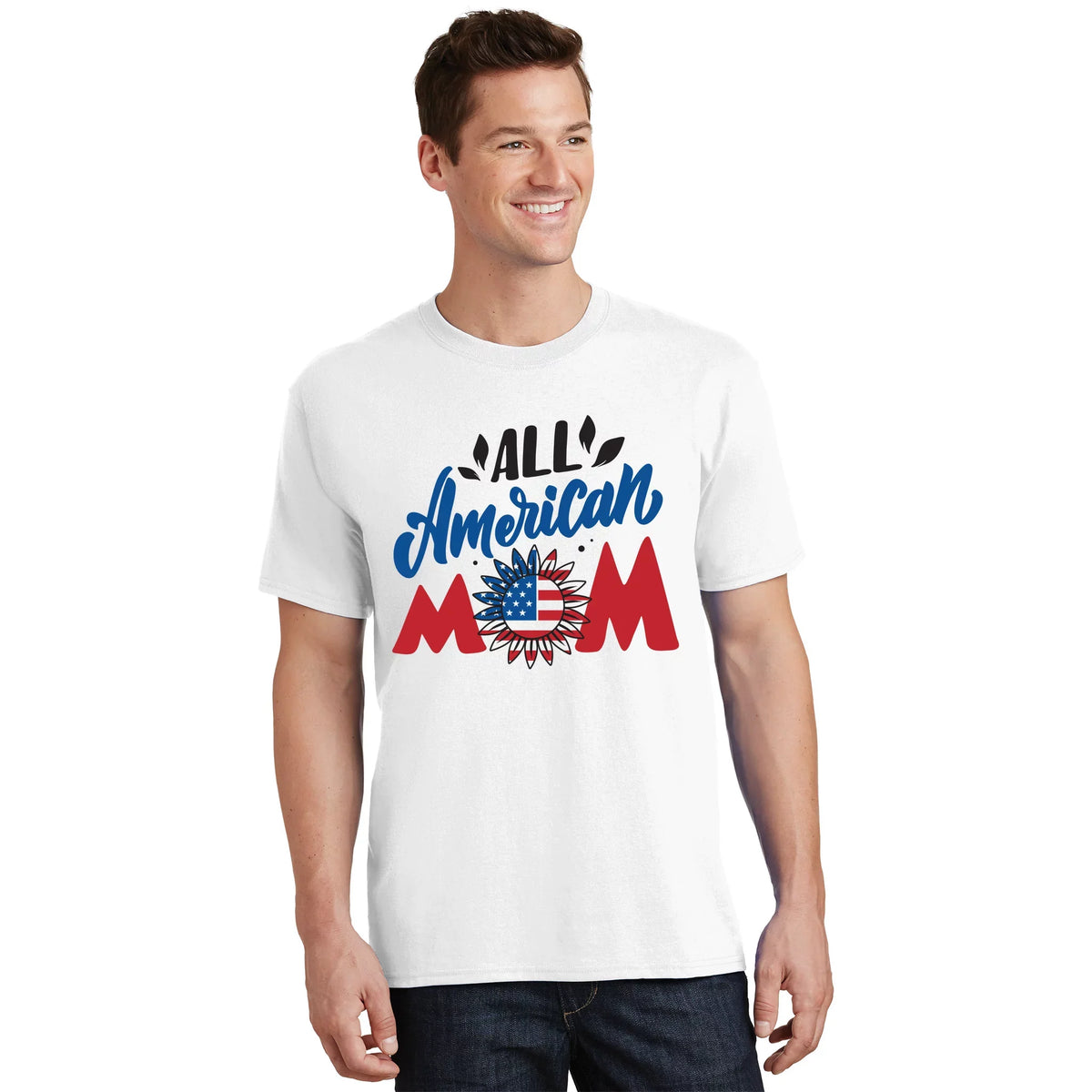 All American Mom | 4th Of July Family Outfits T-Shirt product image 1