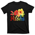 Aloha Floral Hawaiian Tropical T-Shirt product image 1
