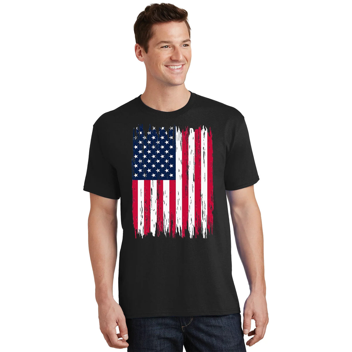 American Flag Patriotic 4th Of July Independence Day T-Shirt product image 1