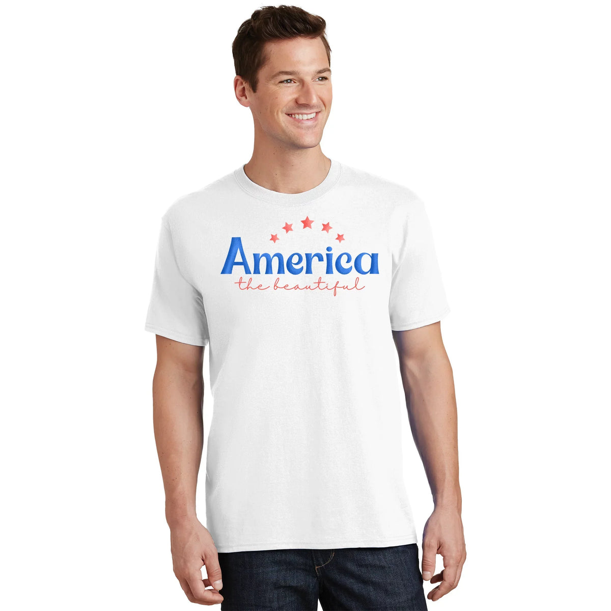 America The Beautiful 4th Of July Star T-Shirt product image 1