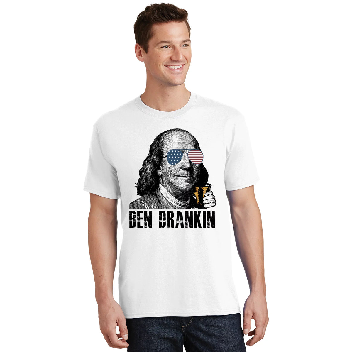 Ben Drankin 4th Of July Benjamin Franklin T-Shirt product image 1