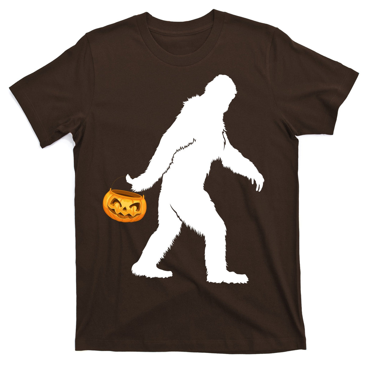 Bigfoot Sasquatch Halloween Pumpkin T-Shirt product image 1