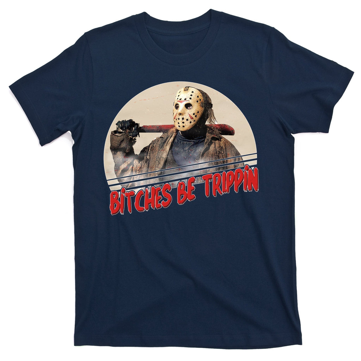 Bitches Be Trippin Horror Movie Fan T-Shirt product image 1