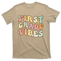 Back To School First Grade Vibes Retro Teacher Women T-Shirt product image 1
