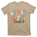 Back To School Second Grade Groovy Retro Teacher Womens product image 1