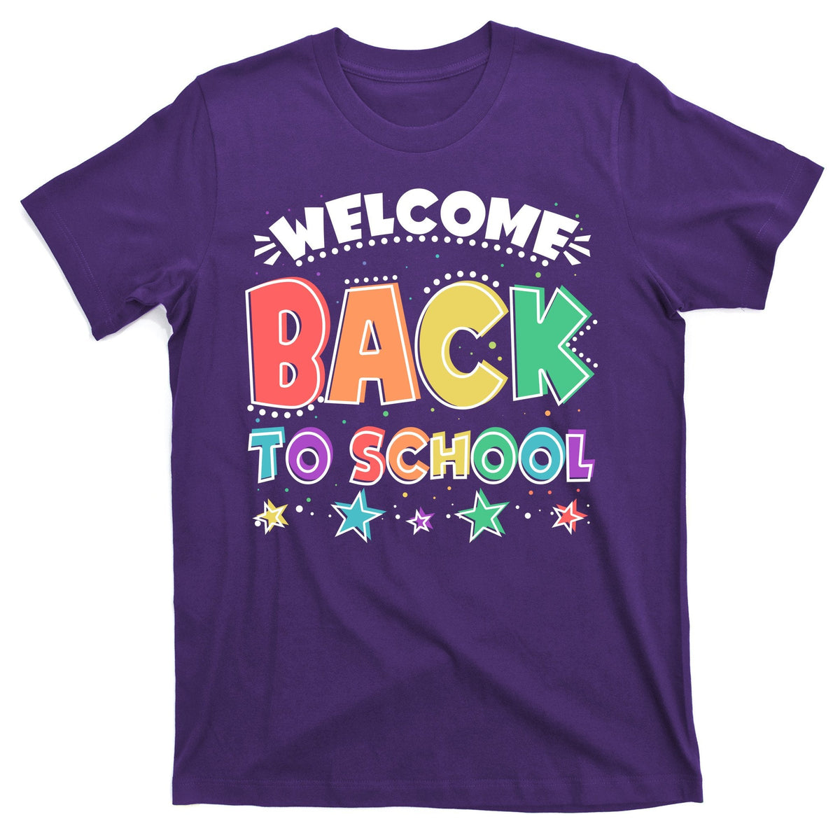 Cute Colorful Welcome Back To School T-Shirt product image 1