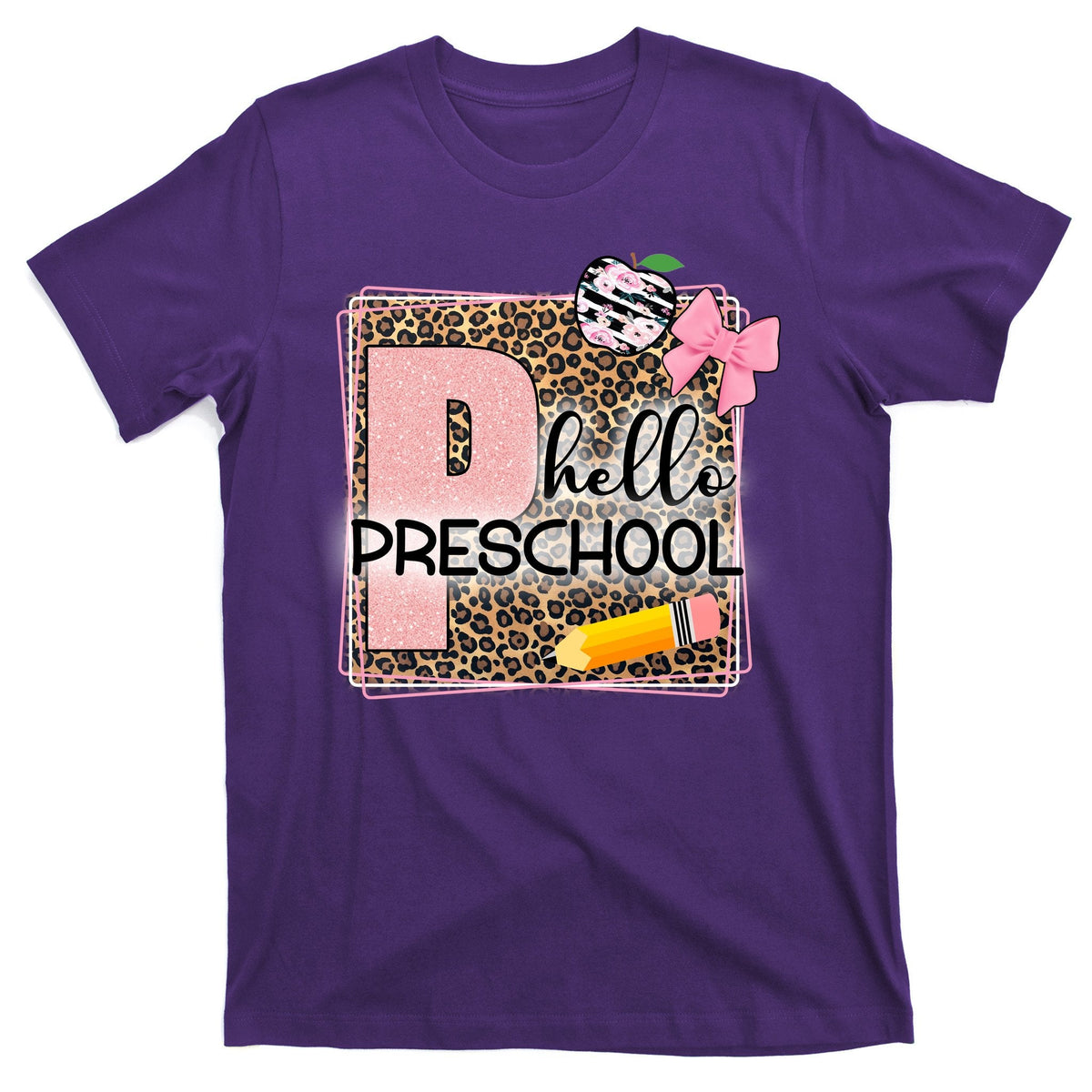 Cute Hello Pre School Teachers Students T-Shirt product image 1
