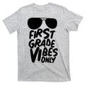 Cool First Grade Vibes Only Back to School T-Shirt product image 1