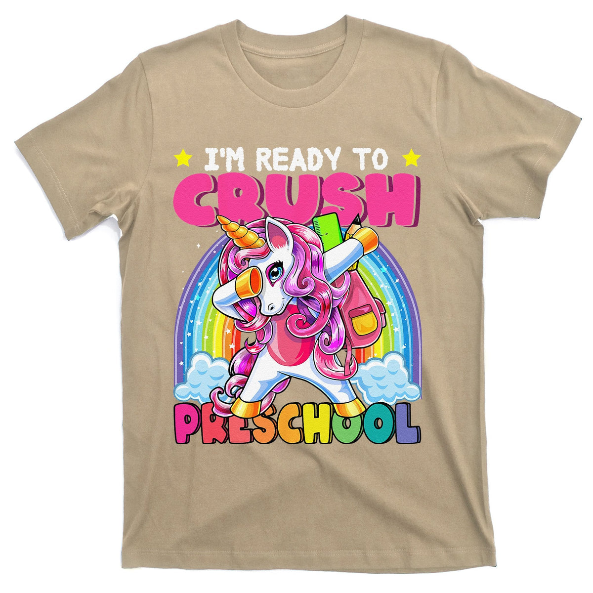 Crush Preschool Dabbing Unicorn Back To School Gift T-Shirt product image 1