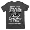 Crazy Old Biker Man T-Shirt product image 1
