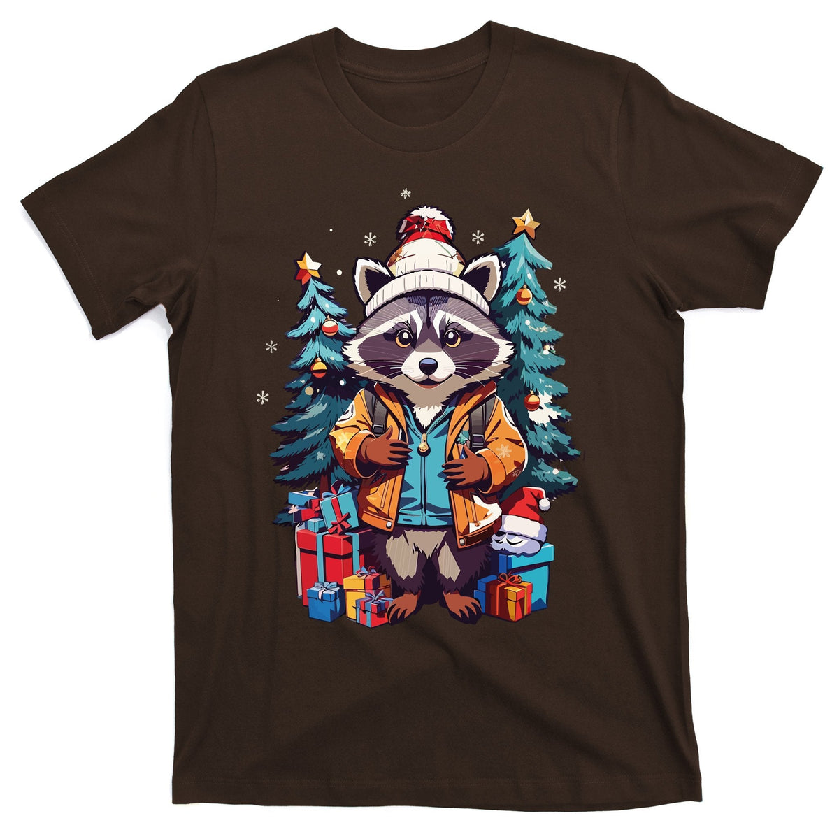 Christmas Raccoon T-Shirt product image 1