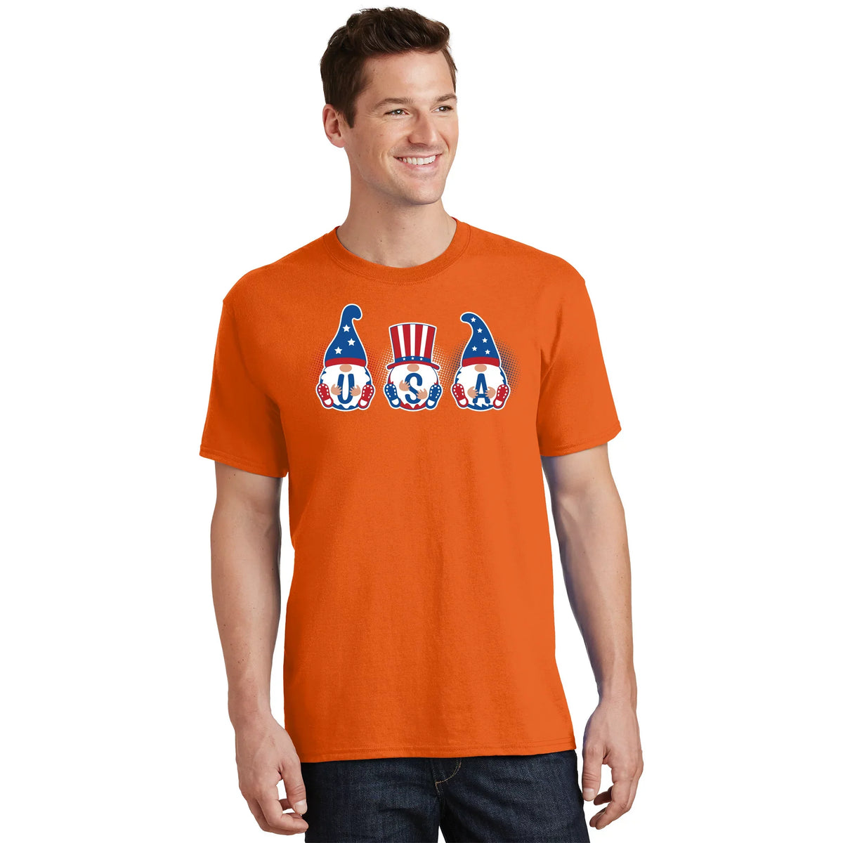 Cute USA American Gnomes T-Shirt product image 1
