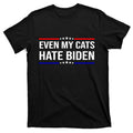 Even My Cats Hate Biden Funny Anti FJB T-Shirt product image 1