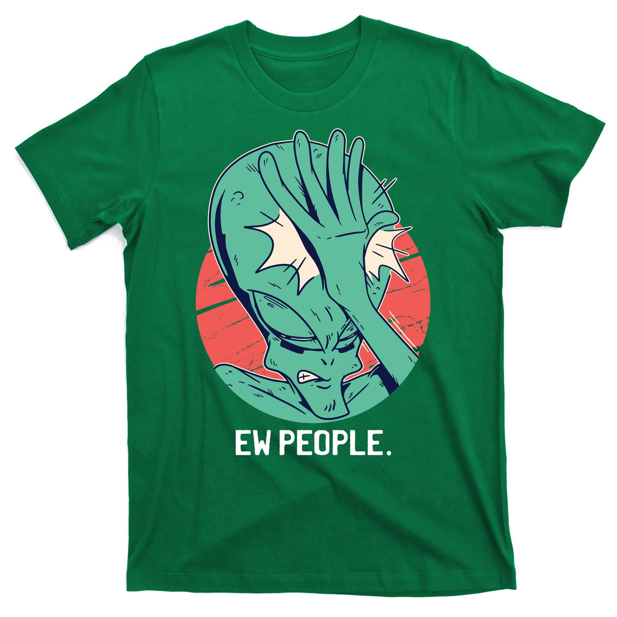 Ew People Alien Facepalm T-Shirt product image 1