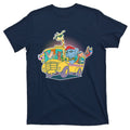 Funny Cool Back to School Animals Bus T-Shirt product image 1