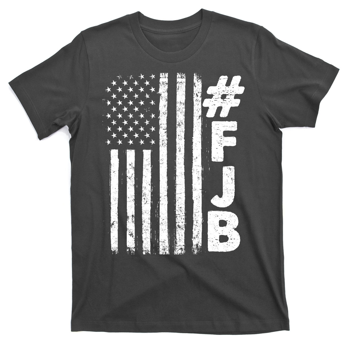 #FJB Distressed USA American Flag T-Shirt product image 1