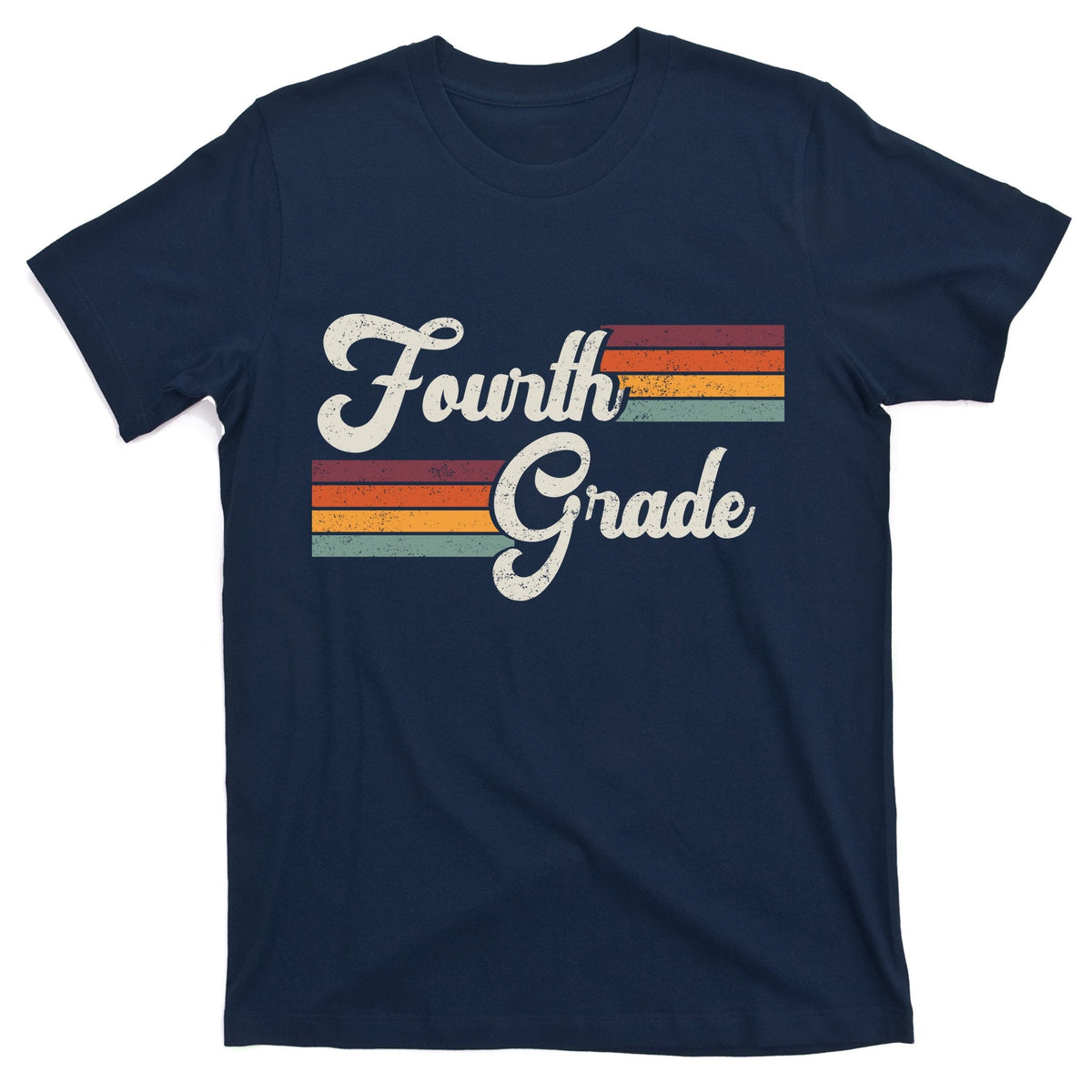 Fourth Grade Retro Vintage T-Shirt product image 1