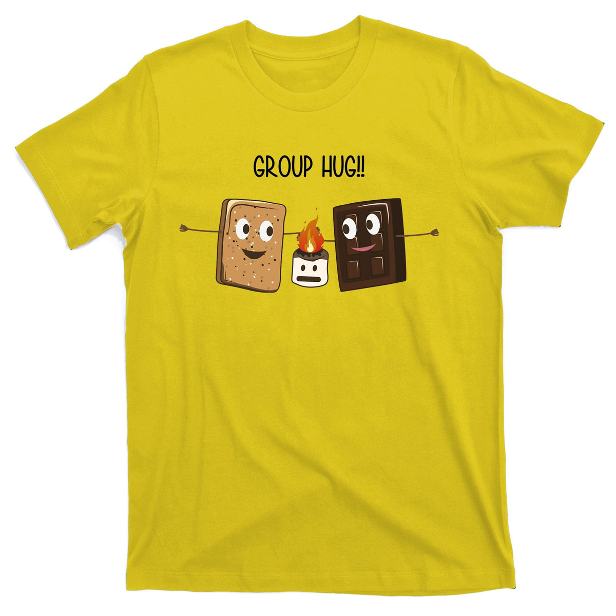 Group Hug Funny Smores Camping Roasting Outdoor T-Shirt product image 1