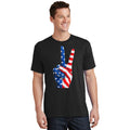 Hand Peace Sign Usa American Flag Patriotic 4th Of July product image 1