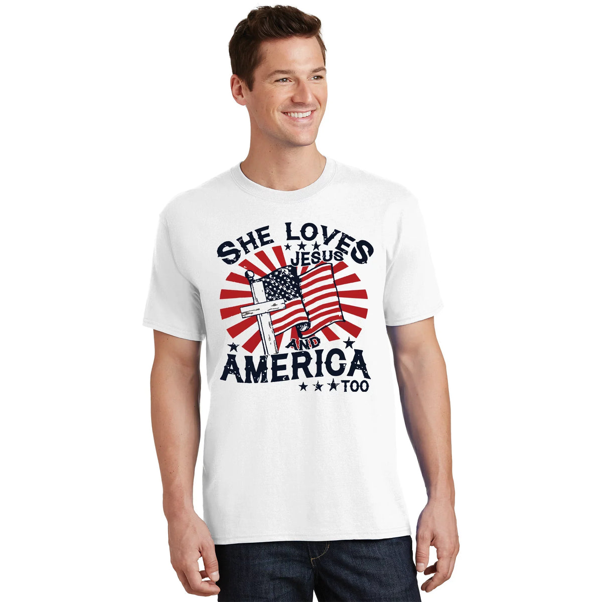 Independence Day Christian 4th Of July T-Shirt product image 1