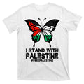 I Stand With Palestine Free Butterfly T-Shirt product image 1