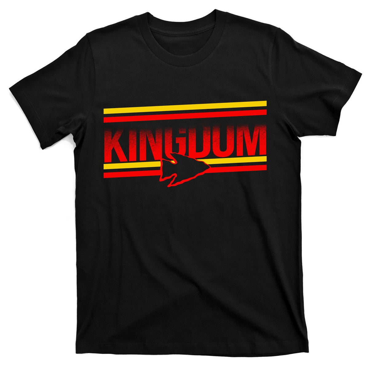 Kansas City KC Football Kingdom Arrowhead T-Shirt product image 1