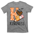 K Is For Kindness Kindergarten Cheetah T-Shirt product image 1