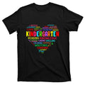 Kindergarten Team Heart Back To School Funny Teacher T-Shirt product image 1