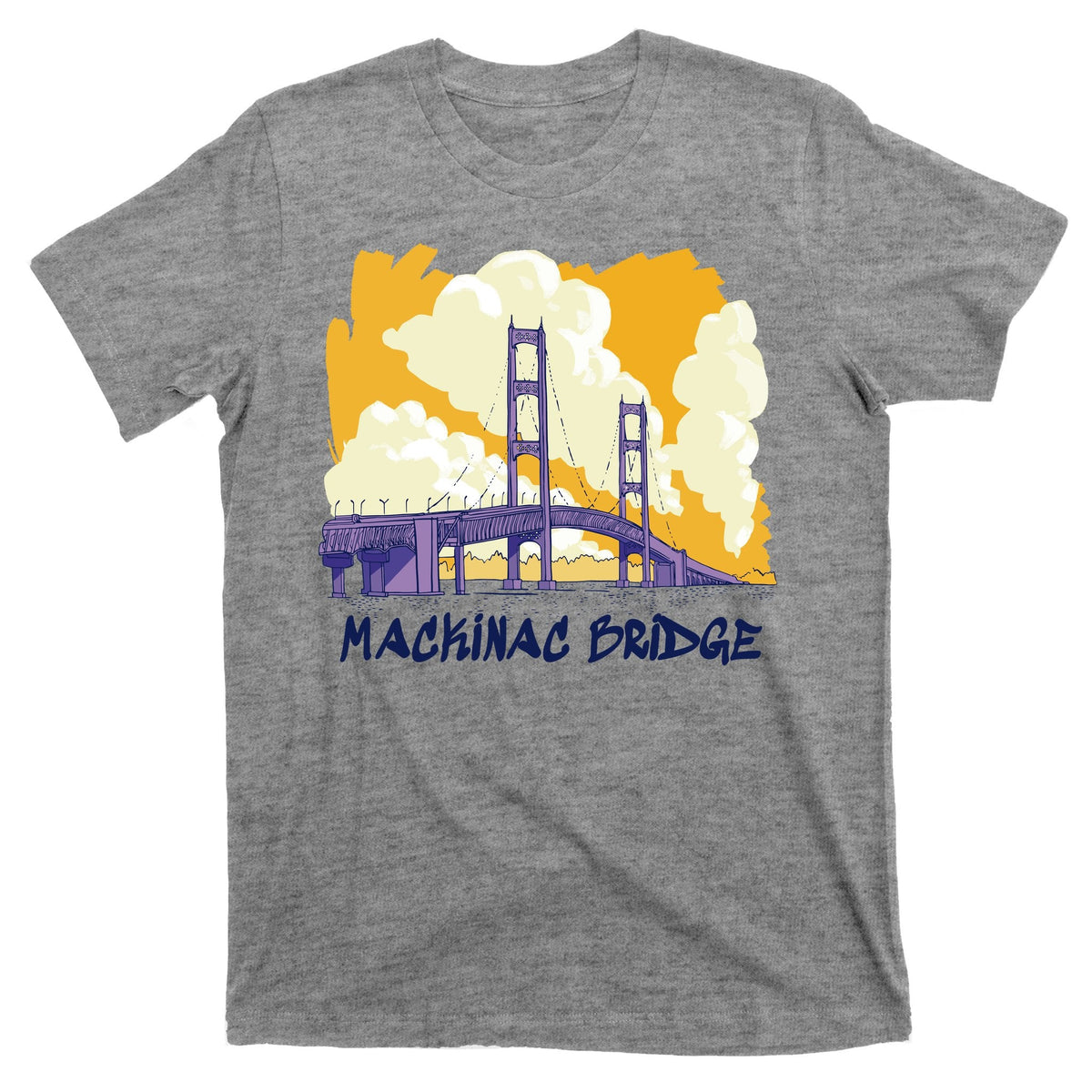 Mackinac Bridge US Travel T-Shirt product image 1