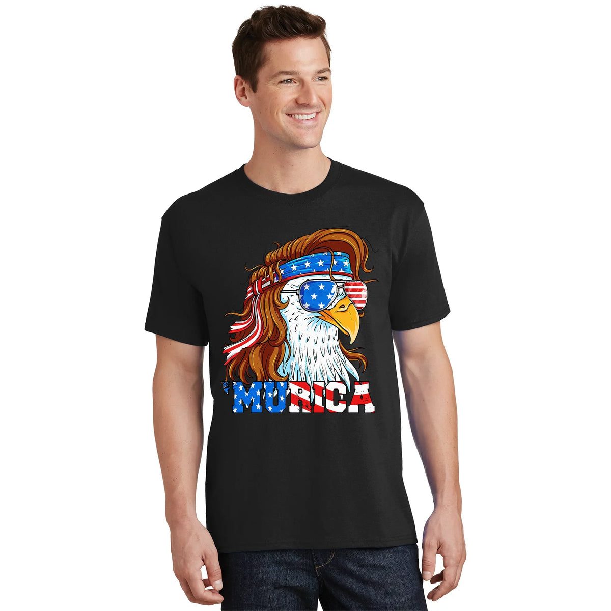 Murica Eagle 4th Of July Mullet American Flag Usa Patriotic product image 1