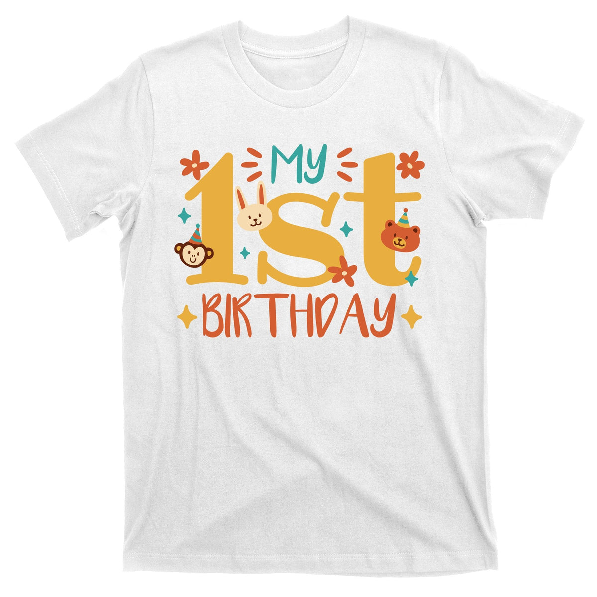 My First Birthday Animal T-Shirt product image 1