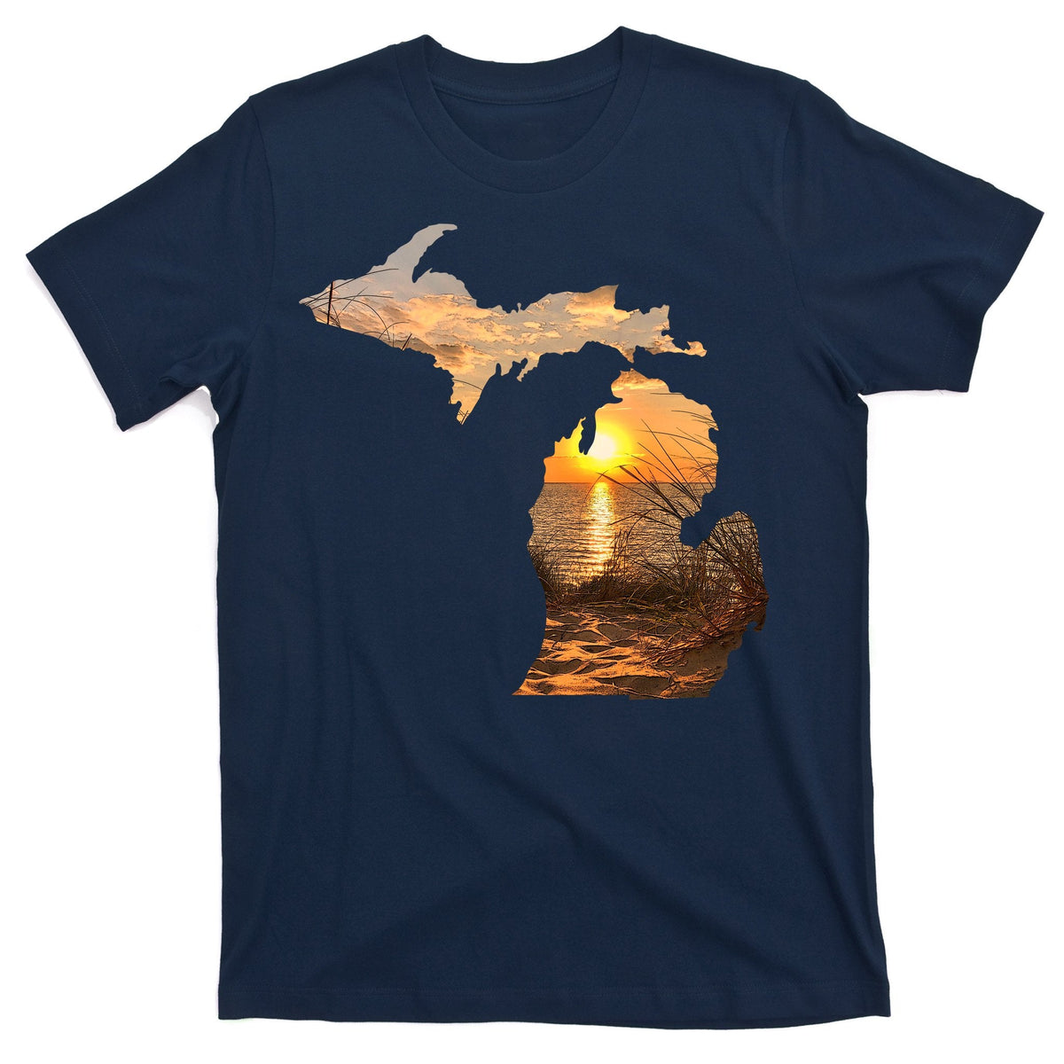 Michigan Sunset Lake T-Shirt product image 1