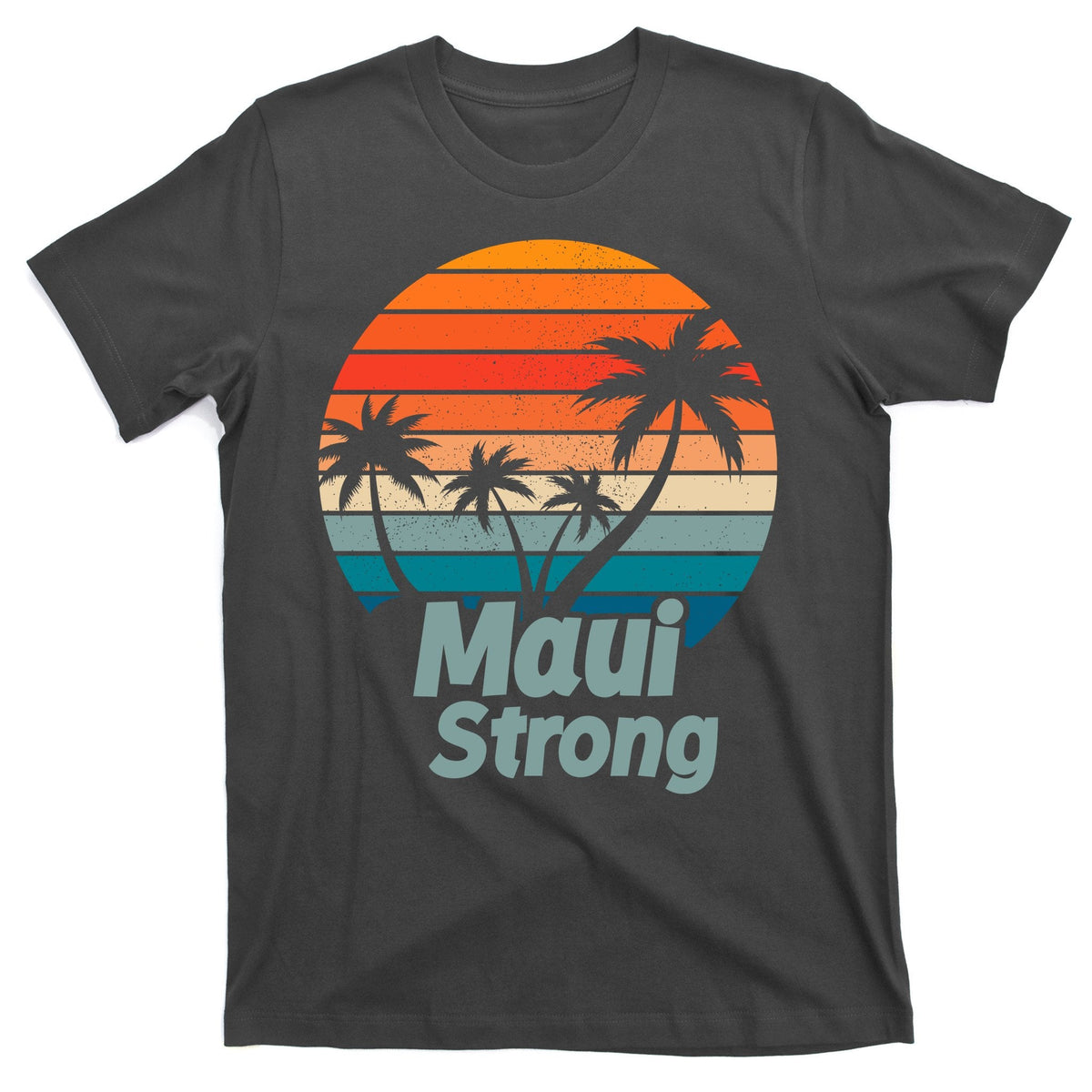 Maui Strong Vintage Sunset Wildfire T-Shirt product image 1