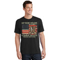 My Son Wears Combat Boots Proud Veteran Army Mom Usa Flag product image 1
