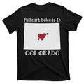 My Heart Belongs In Colorado T-Shirt product image 1