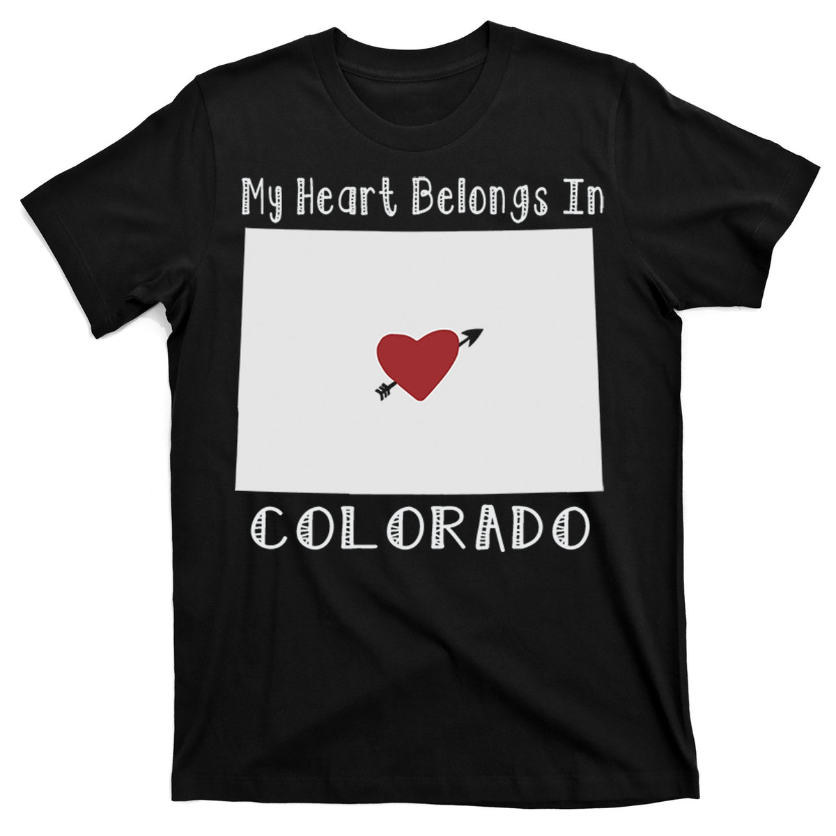 My Heart Belongs In Colorado T-Shirt product image 1